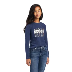 10041252 Ariat Youth Fan Club LS Tee