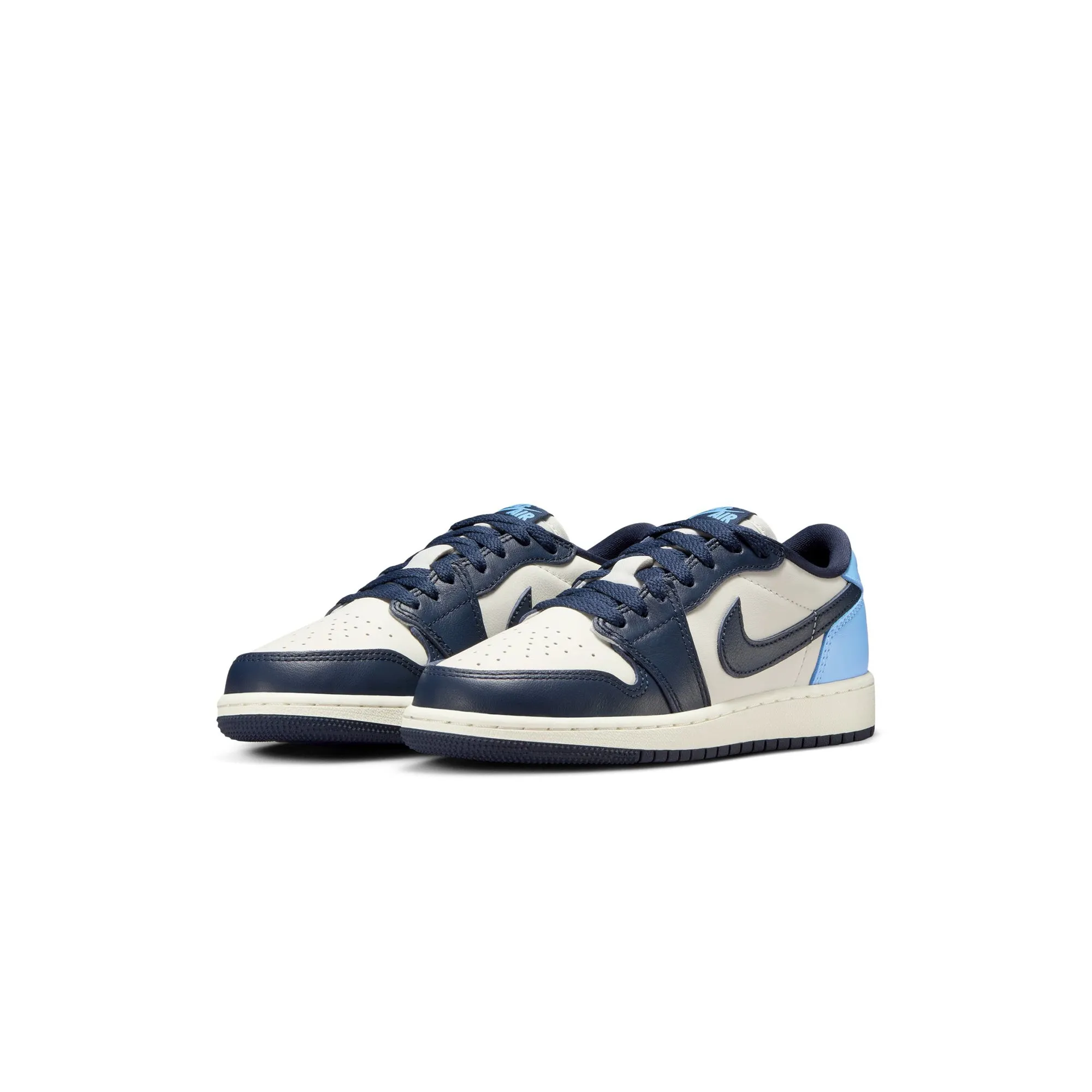 Air Jordan 1 Kids Low OG "Obsidian" Shoes