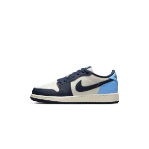 Air Jordan 1 Kids Low OG "Obsidian" Shoes