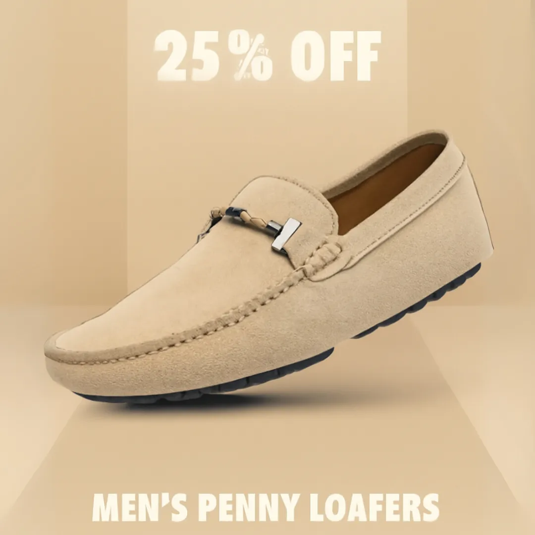 All-weather Penny Loafers Safety-assured Men's