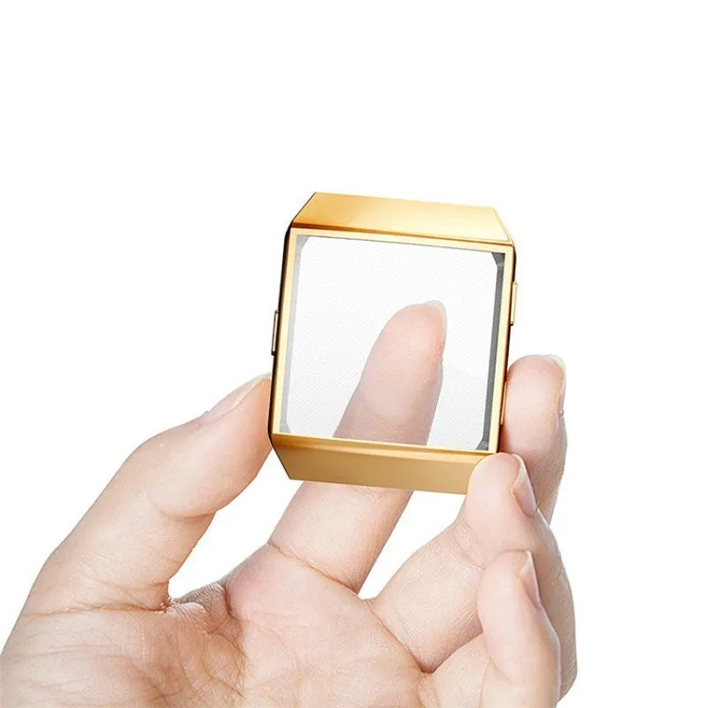 Applicable To Fitbit Ionic Watch Case Electroplated TPU All Inclusive Case Soft Case Drop Resistant Protective Case