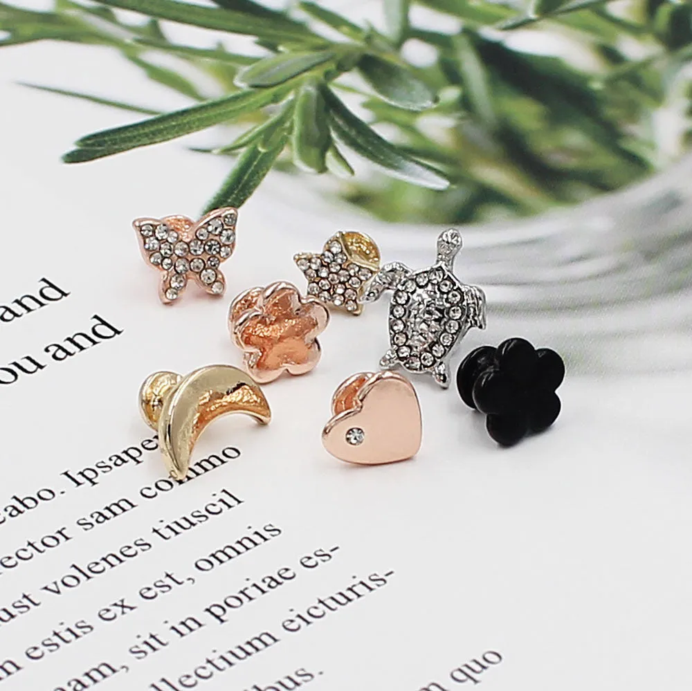 Applicable Watch Strap Smart Watch Silicone Strap Decorative Buckle Strap Nail Butterfly