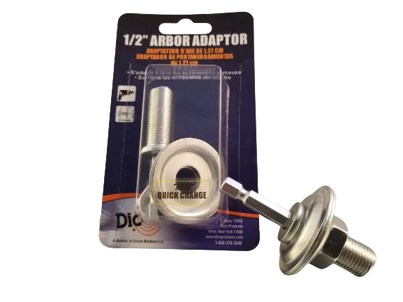 Arbor Adapter 1/2" x 1/4" Hex Quick Connect for Drills