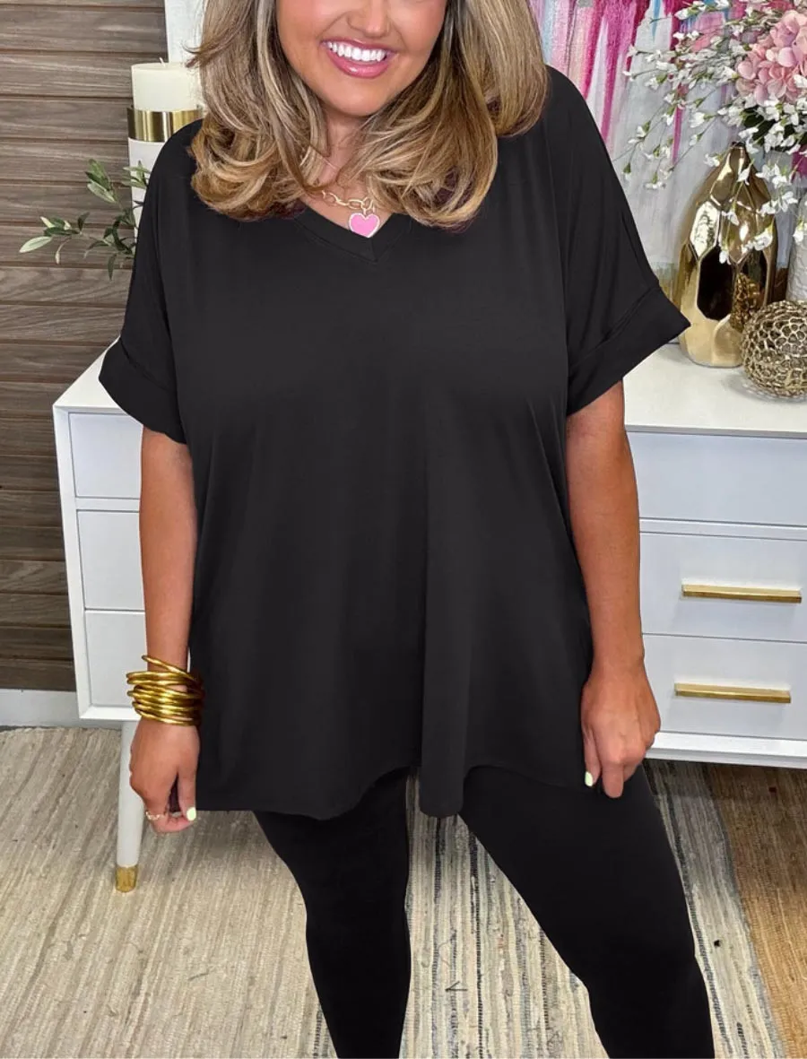 Autumn Women's Ultra Comfy Short Sleeve Tee and Legging Set (Buy 2 Free Shipping)