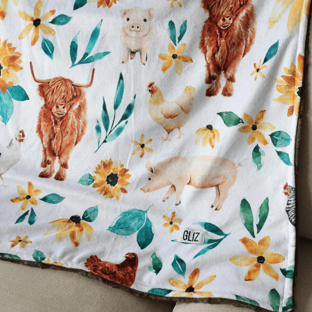 Blankets - Animal Floral