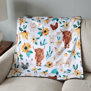 Blankets - Animal Floral