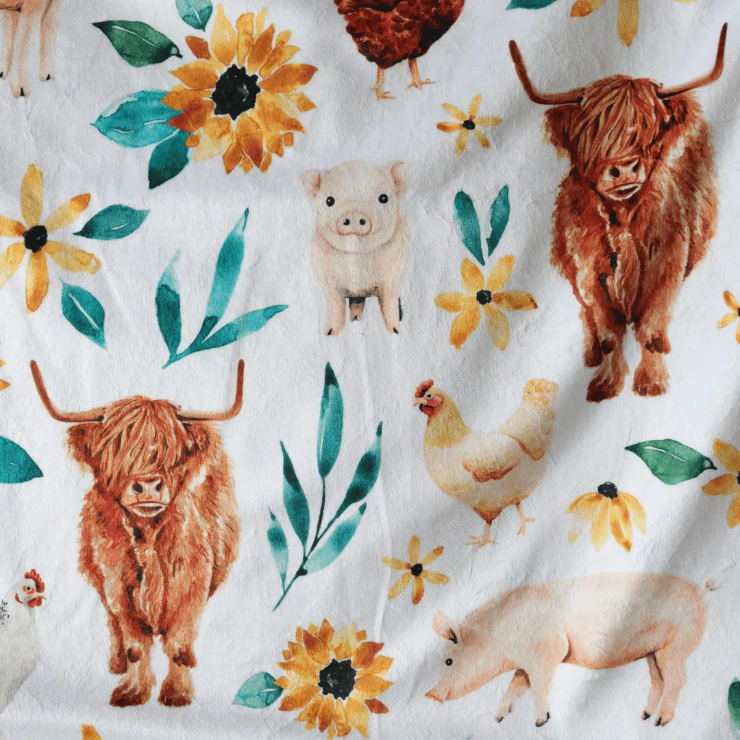 Blankets - Animal Floral