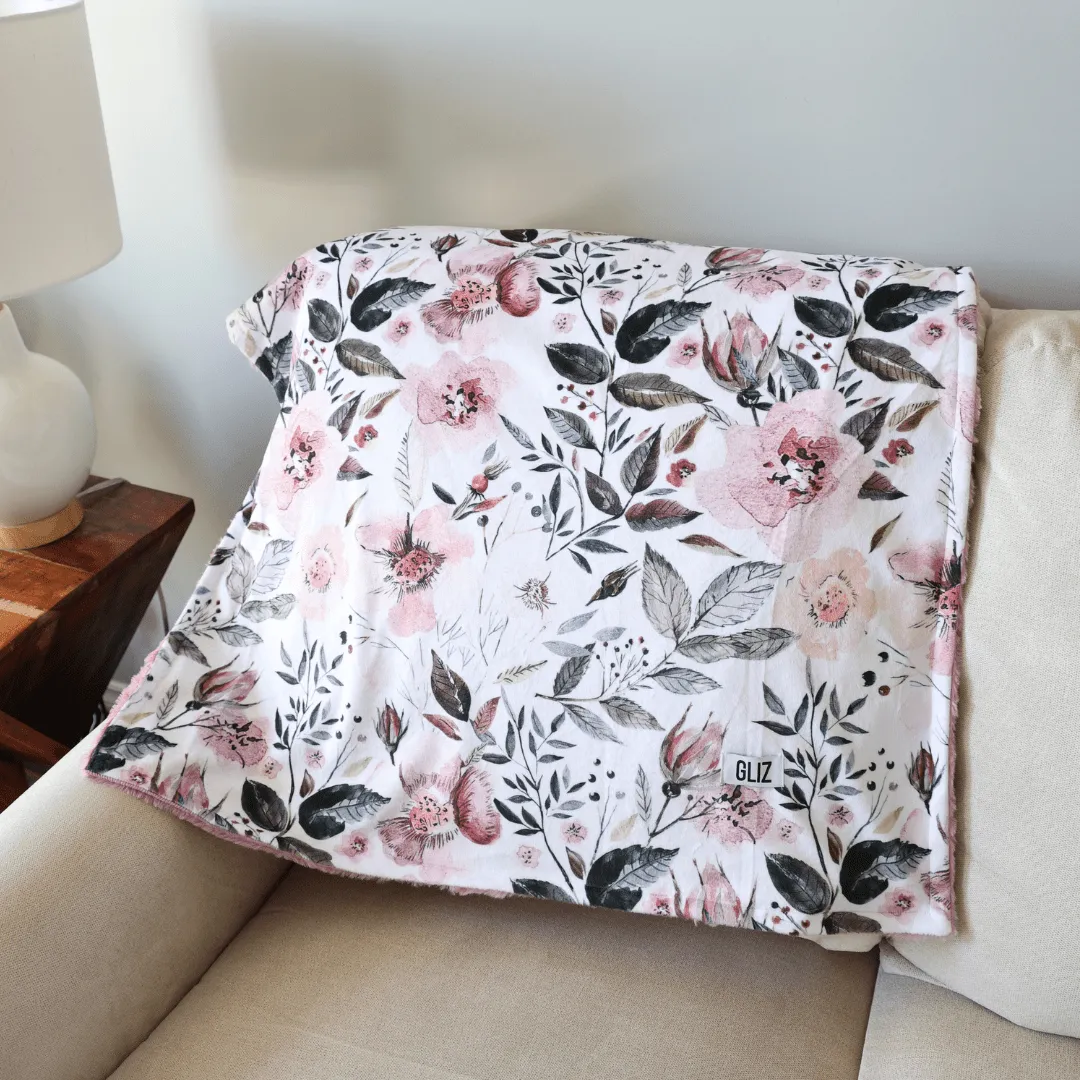 Blankets - Autumnal Blush Watercolor