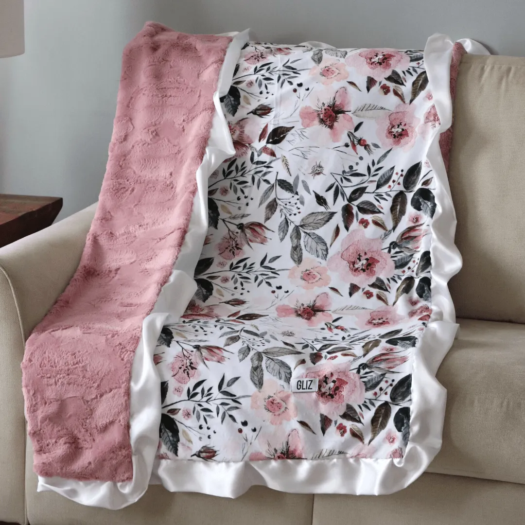 Blankets - Autumnal Blush Watercolor