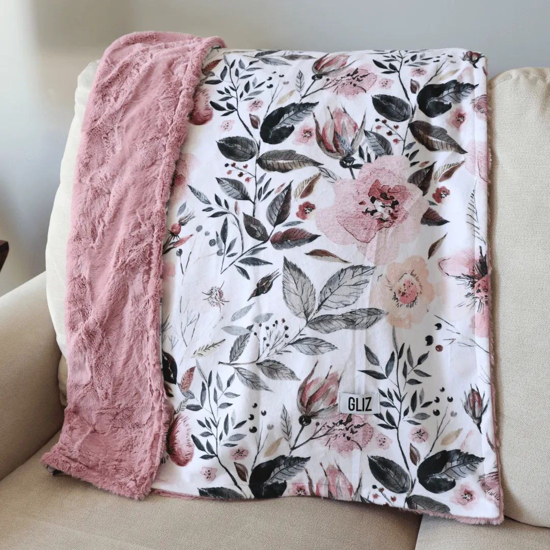 Blankets - Autumnal Blush Watercolor