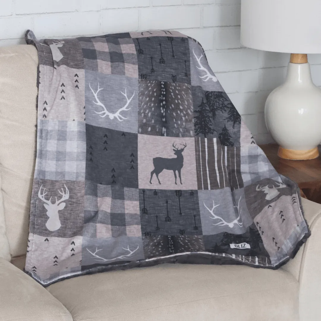 Blankets - Deer Patchwork