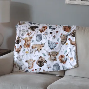 Blankets - Farm Animals