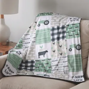 Blankets - Farm Life Cluck Patchwork