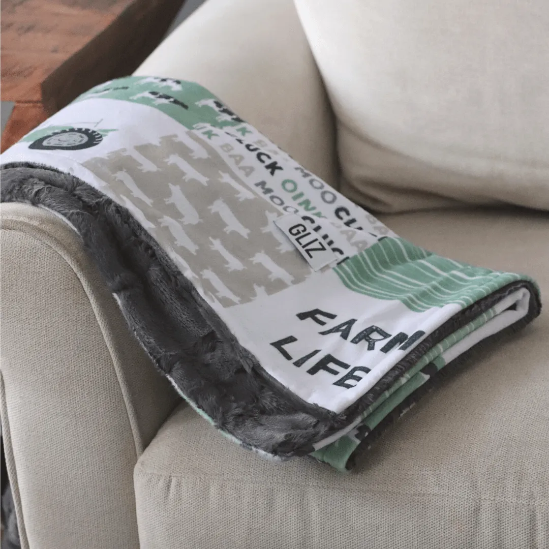 Blankets - Farm Life Cluck Patchwork