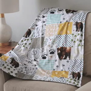 Blankets - Mama Bear & Cub - Whole Cloth
