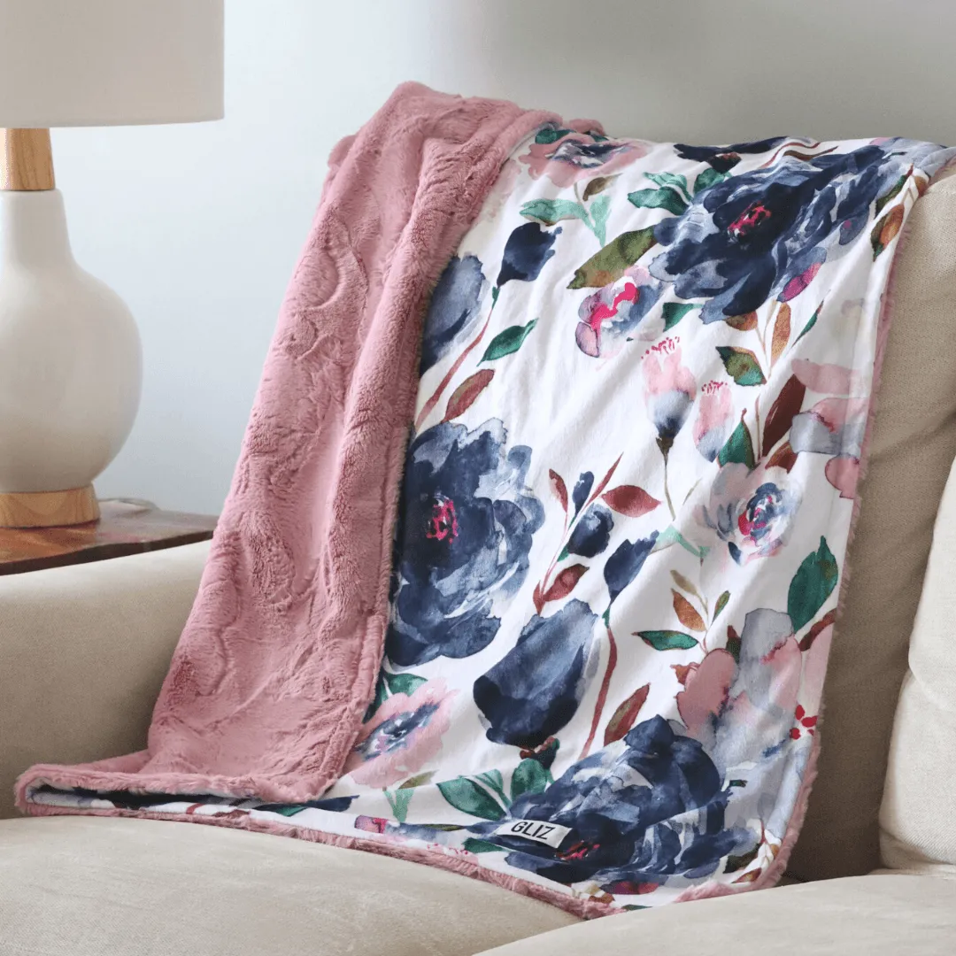 Blankets - Midnight Peonies C