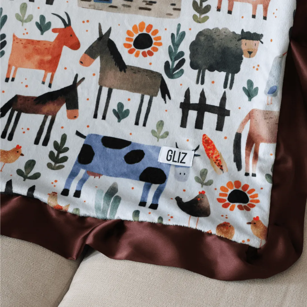 Blankets - Watercolour Barnyard