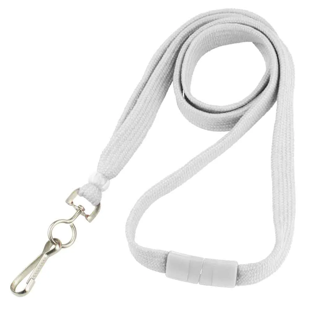 Breakaway Flat Braided 3/8" Lanyard (100/Pack)
