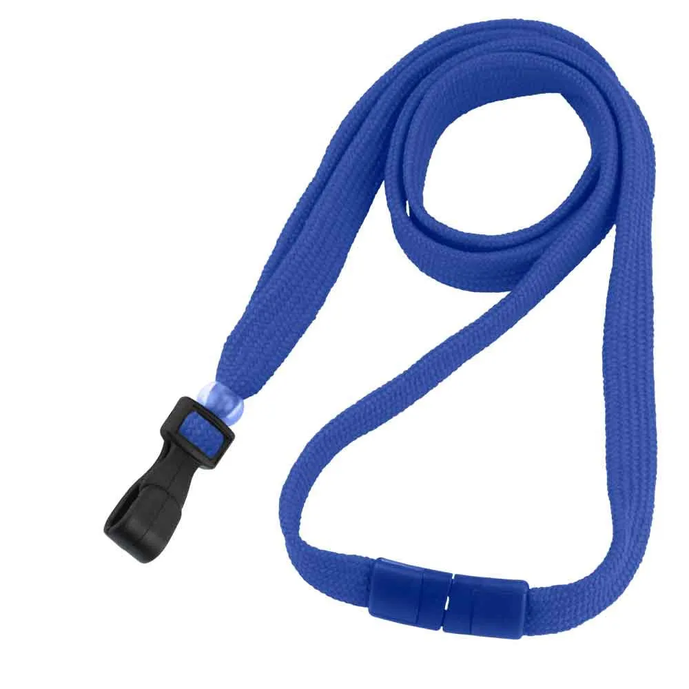 Breakaway Flat Braided 3/8" Lanyard (100/Pack)