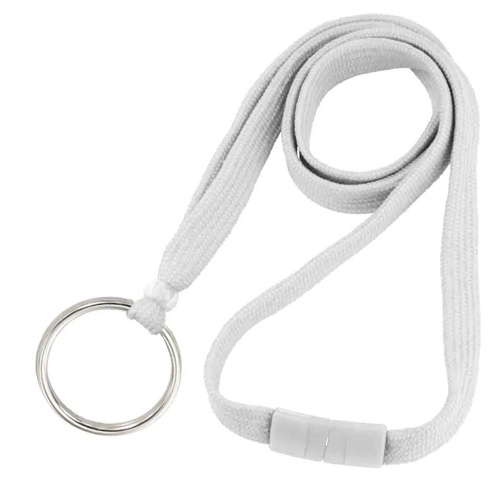 Breakaway Flat Braided 3/8" Lanyard (100/Pack)