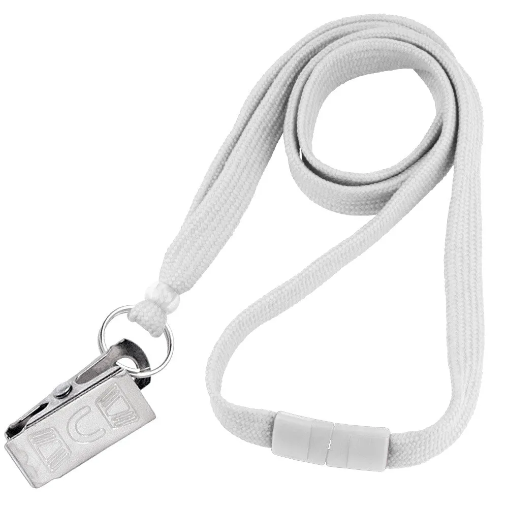 Breakaway Flat Braided 3/8" Lanyard (100/Pack)