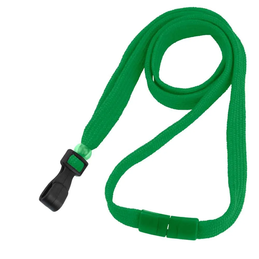Breakaway Flat Braided 3/8" Lanyard (100/Pack)