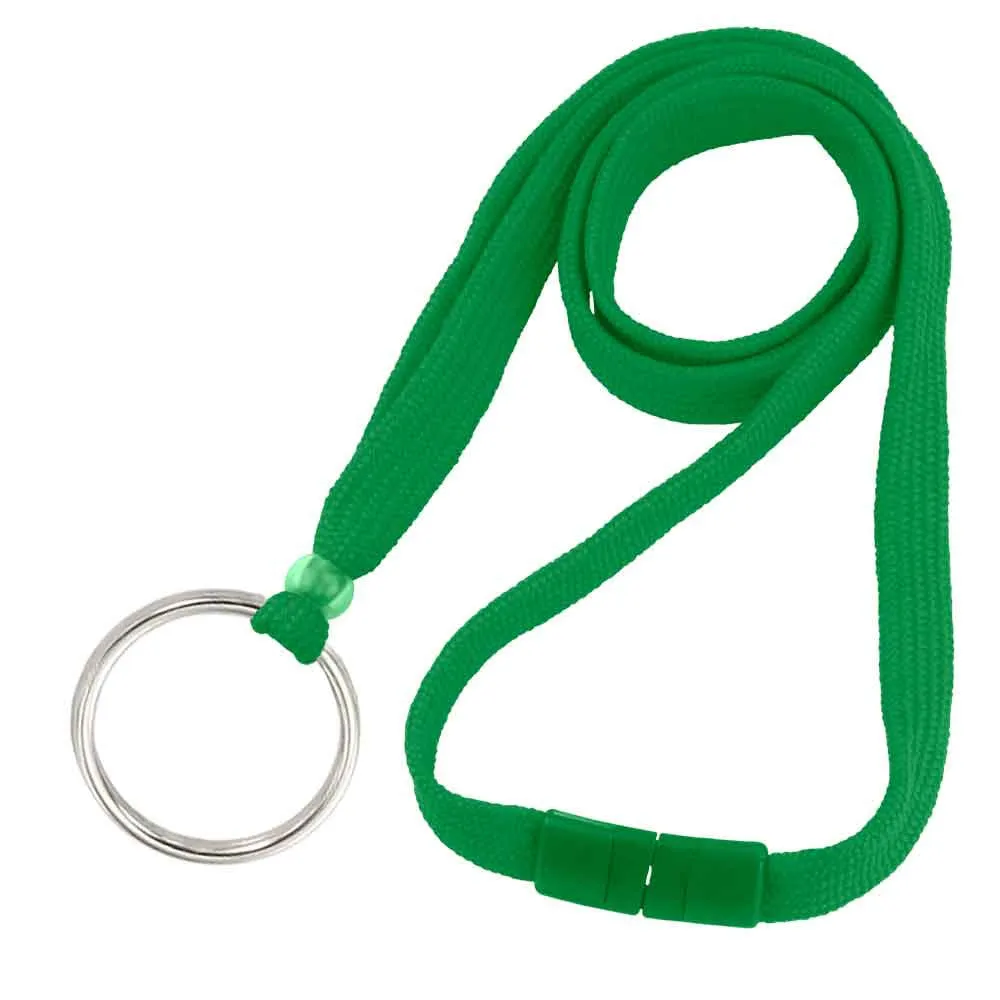 Breakaway Flat Braided 3/8" Lanyard (100/Pack)