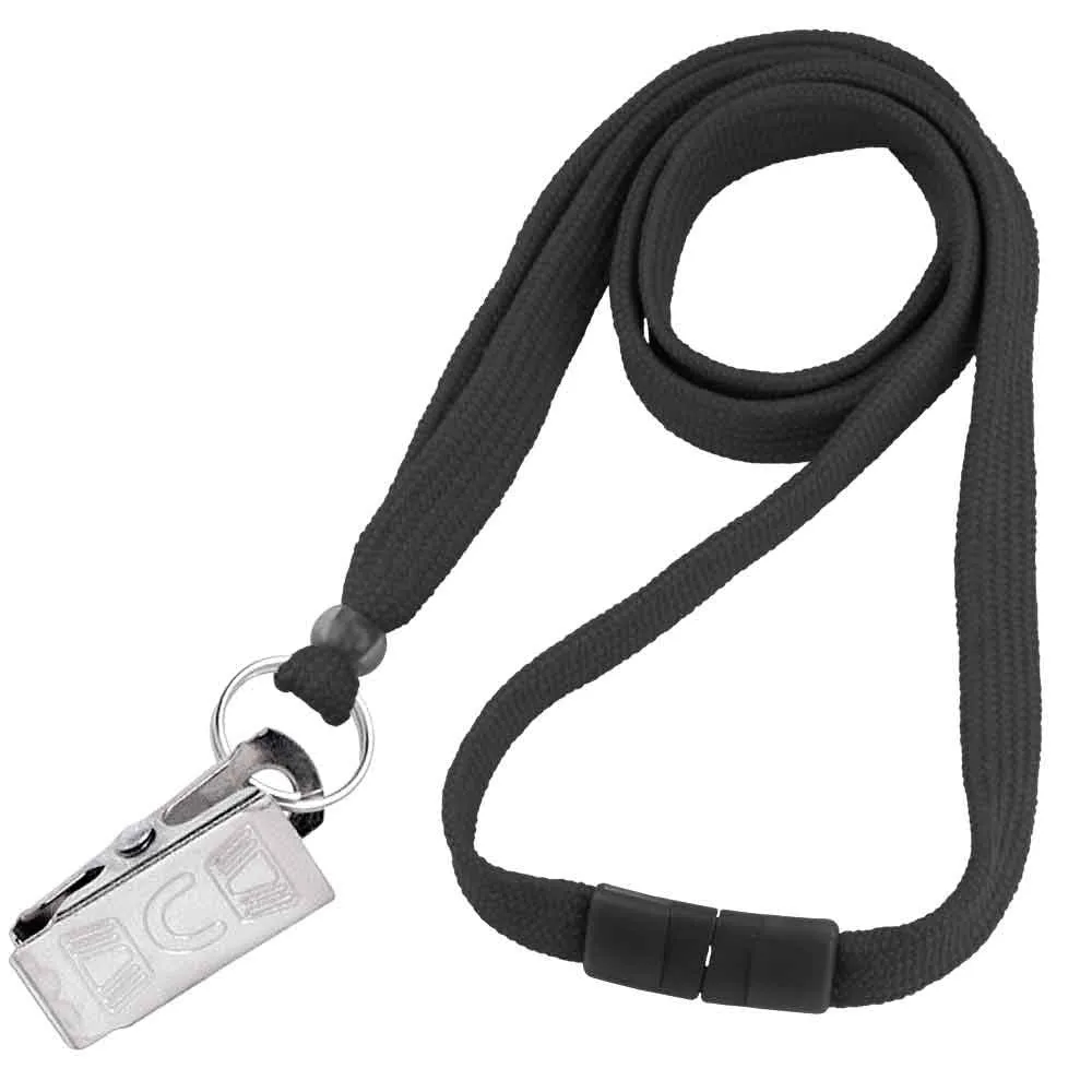 Breakaway Flat Braided 3/8" Lanyard (100/Pack)