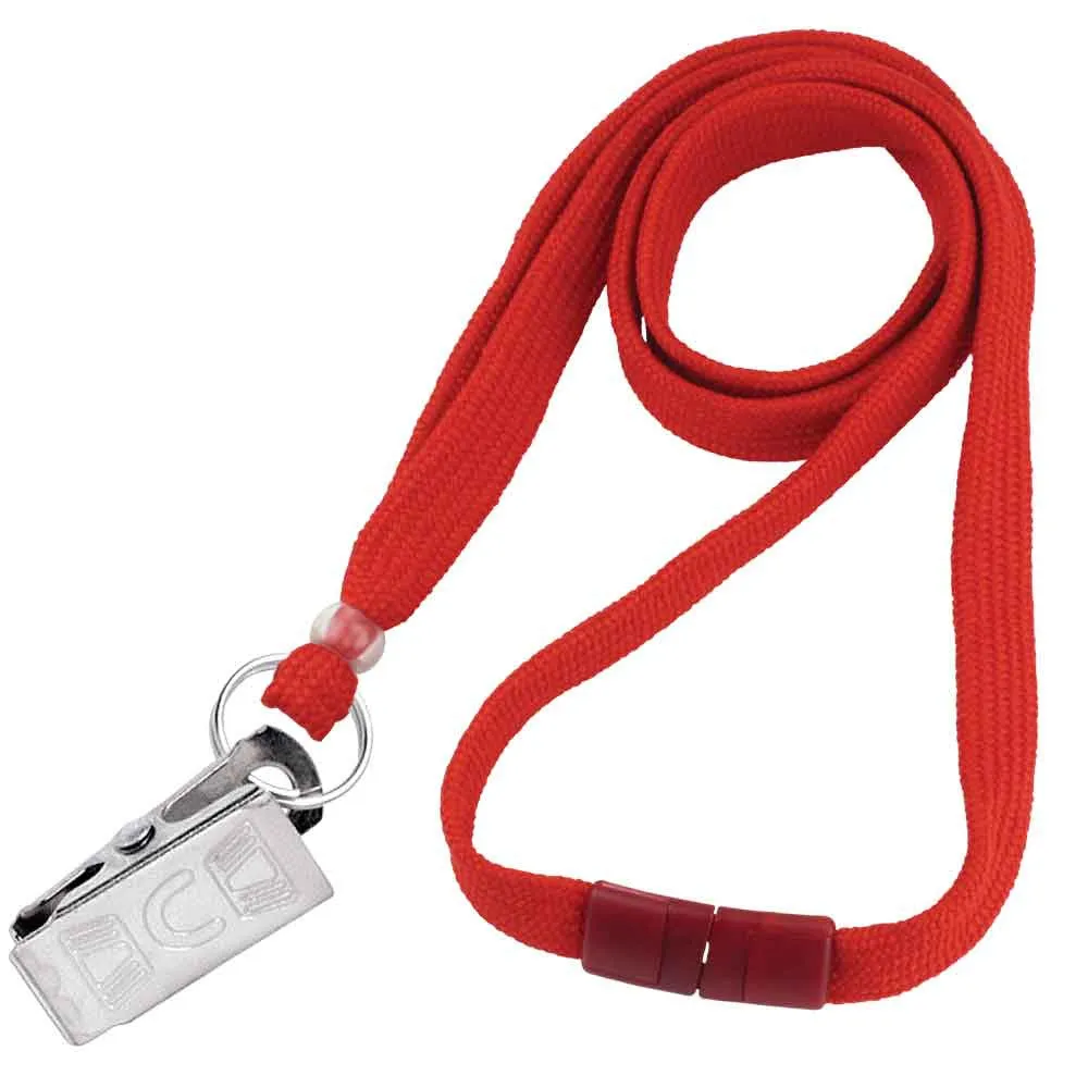 Breakaway Flat Braided 3/8" Lanyard (100/Pack)