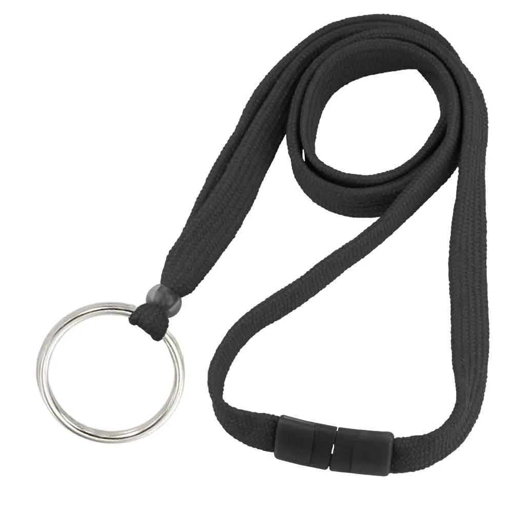 Breakaway Flat Braided 3/8" Lanyard (100/Pack)