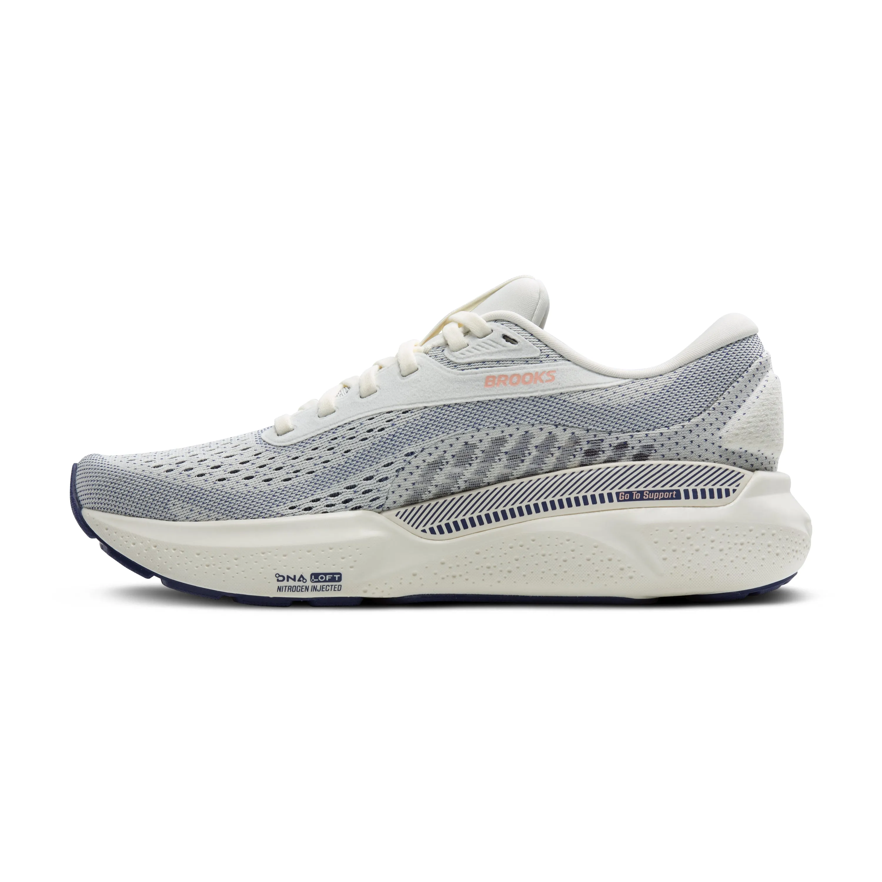 Brooks | Adrenaline GTS 24 | Women's | Grey/Blue Ribbon/Peach