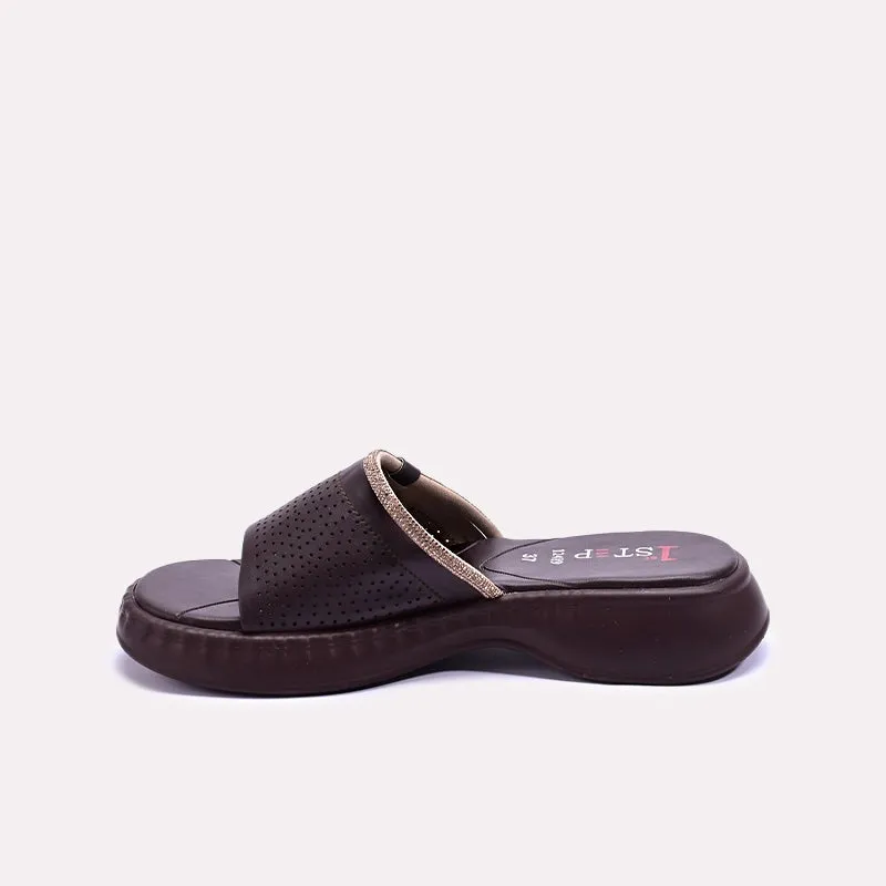 Brown Comfy Casual Slippers 0412489