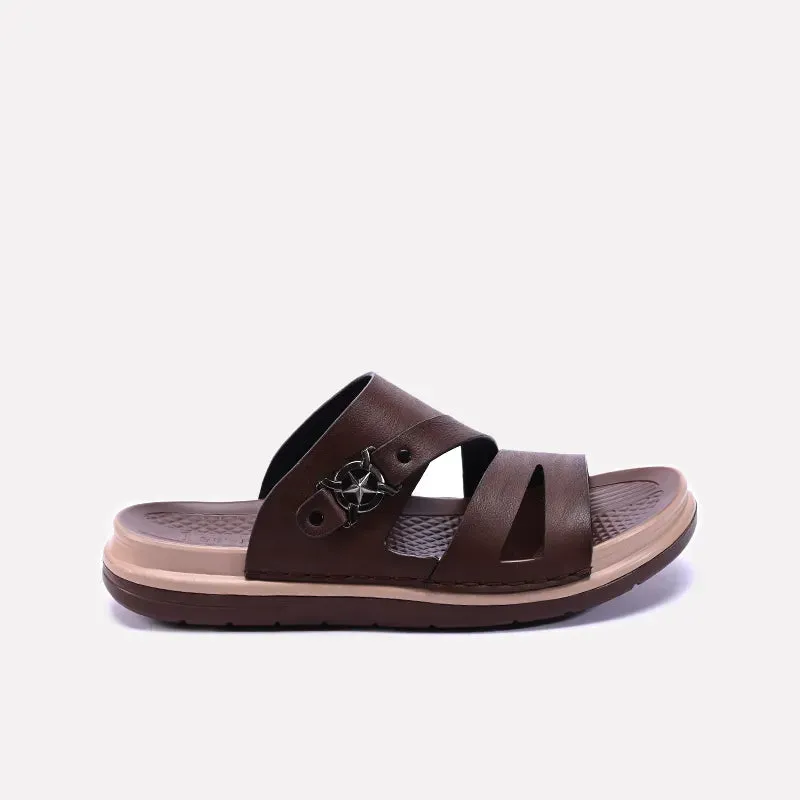 Brown Comfy Slippers 0151062