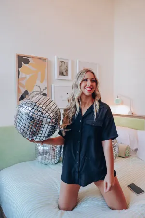 Calm The Chaos Tencel PJ Set - Black