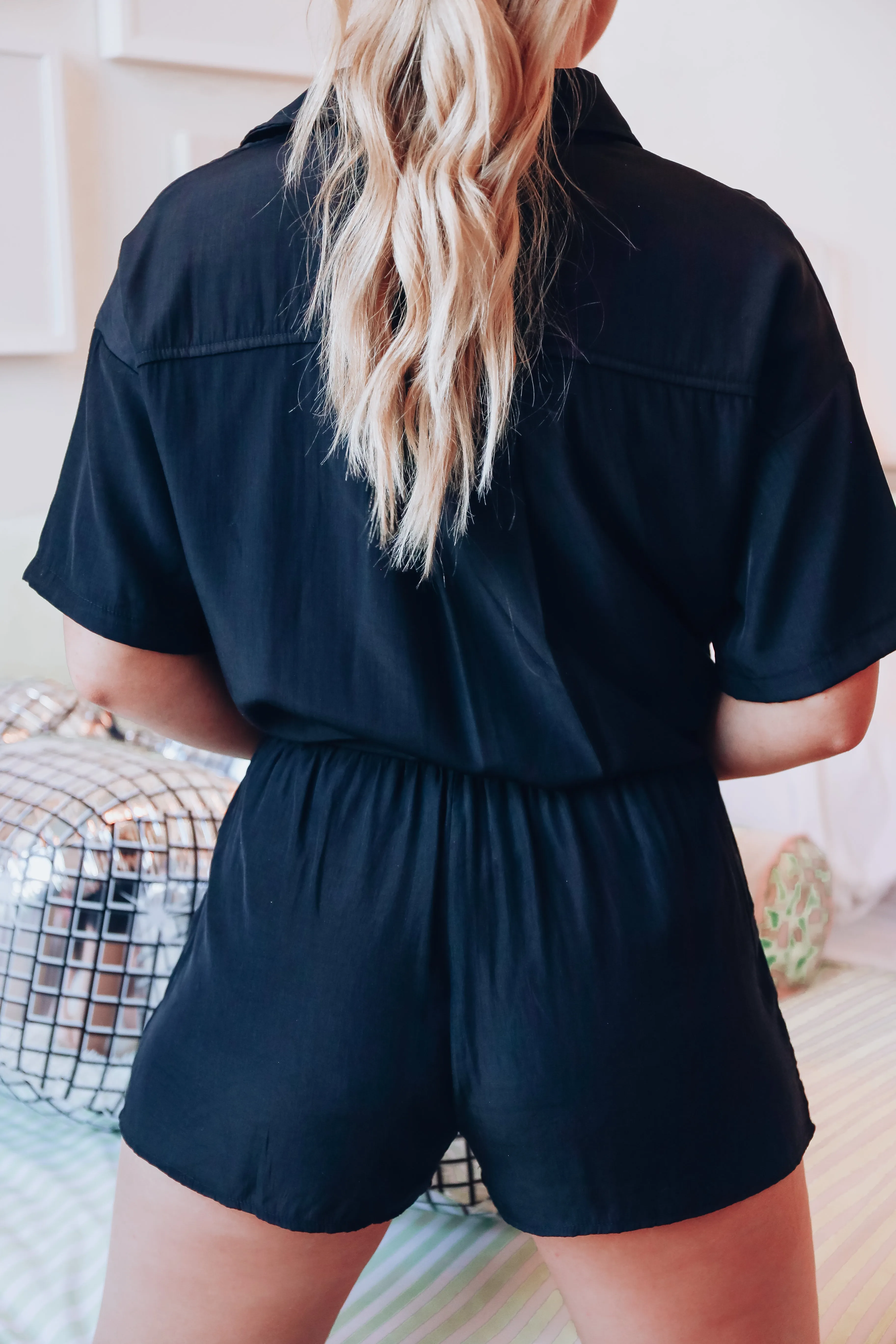 Calm The Chaos Tencel PJ Set - Black