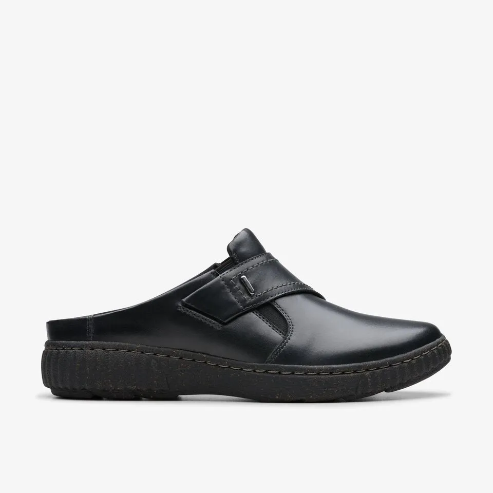Clarks Women's Caroline Bay Black Leather