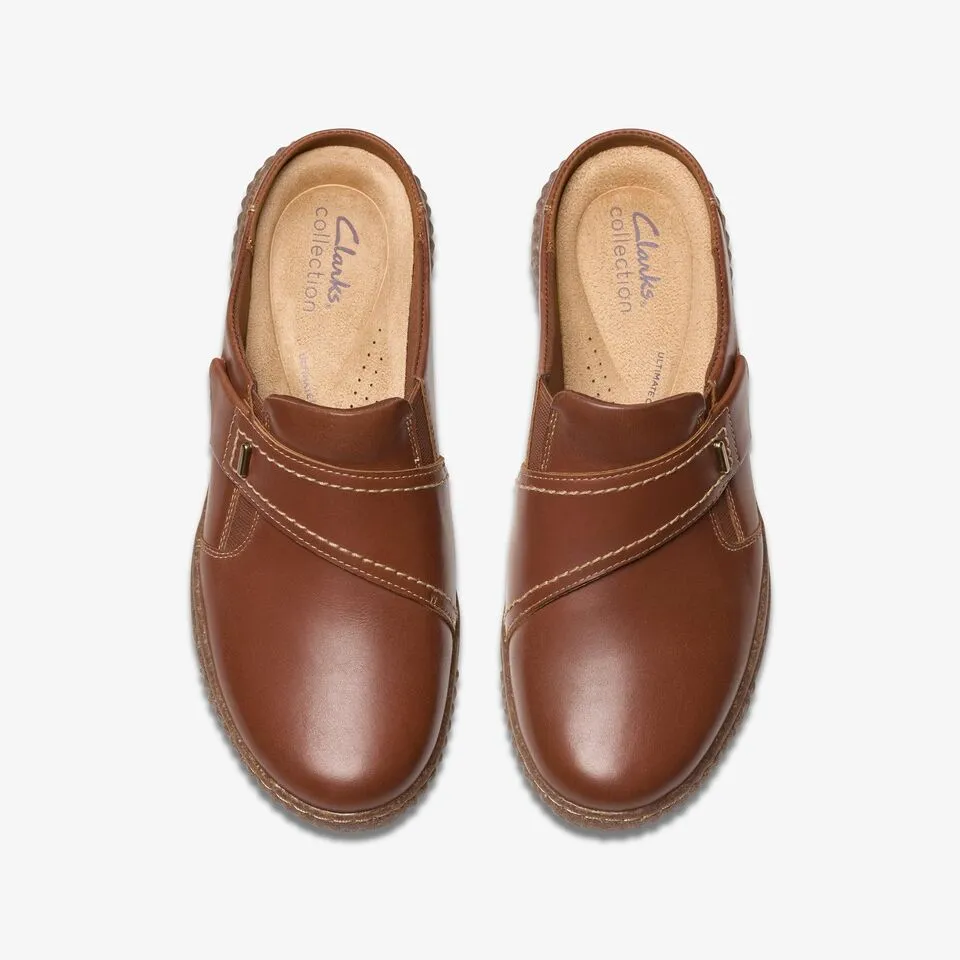 Clarks Women's Caroline Bay Tan Leather