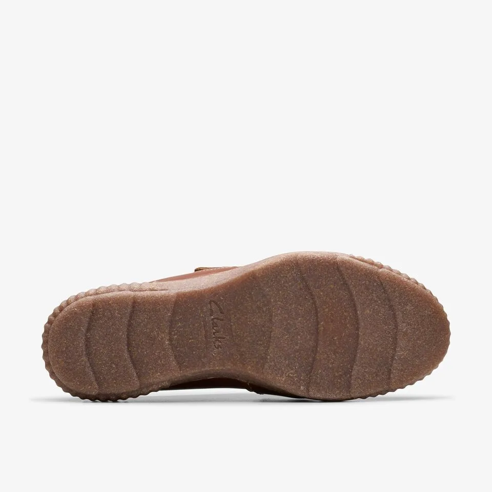 Clarks Women's Caroline Bay Tan Leather