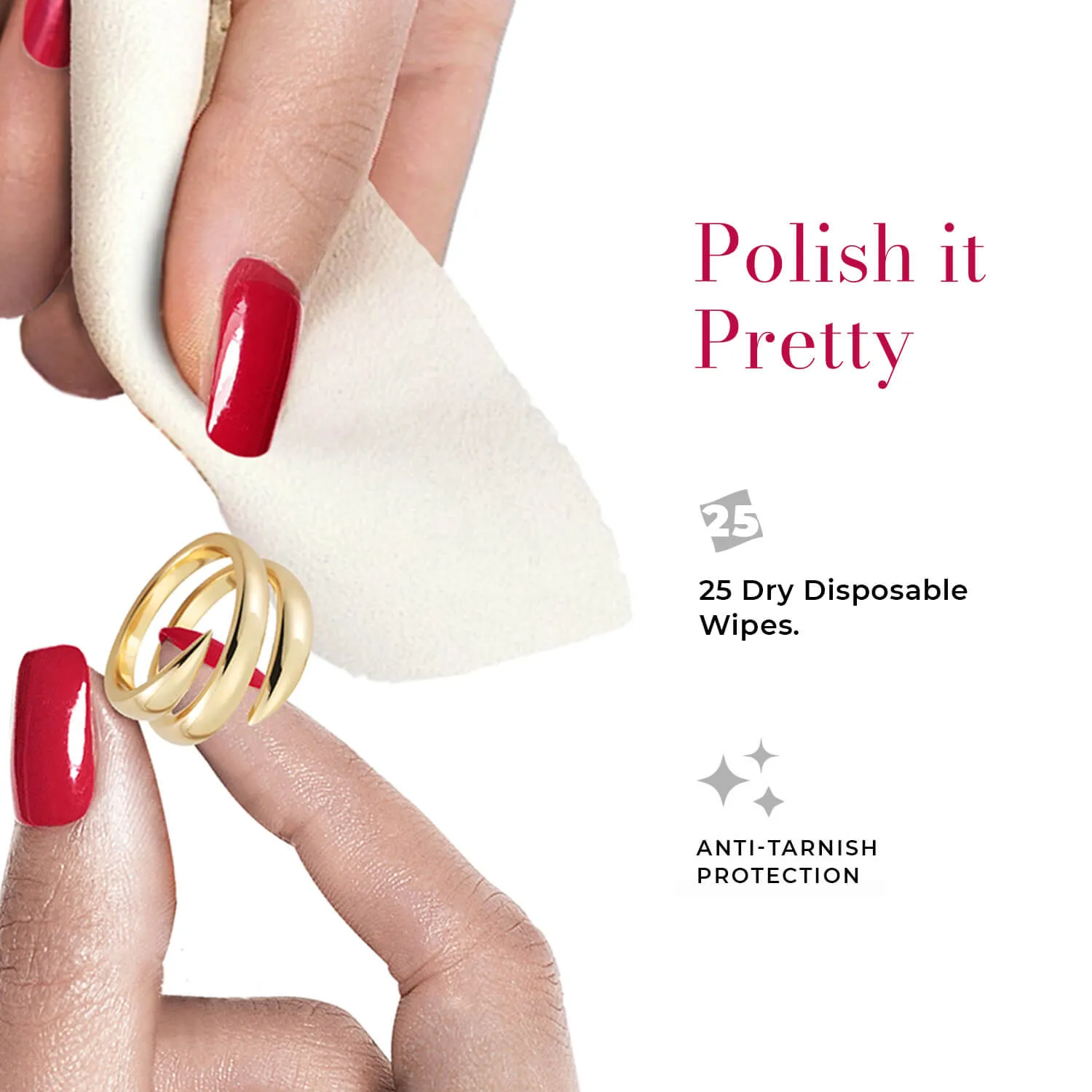 Connoisseurs Gold & Silver Jewellery Quick Sparkle Wipes