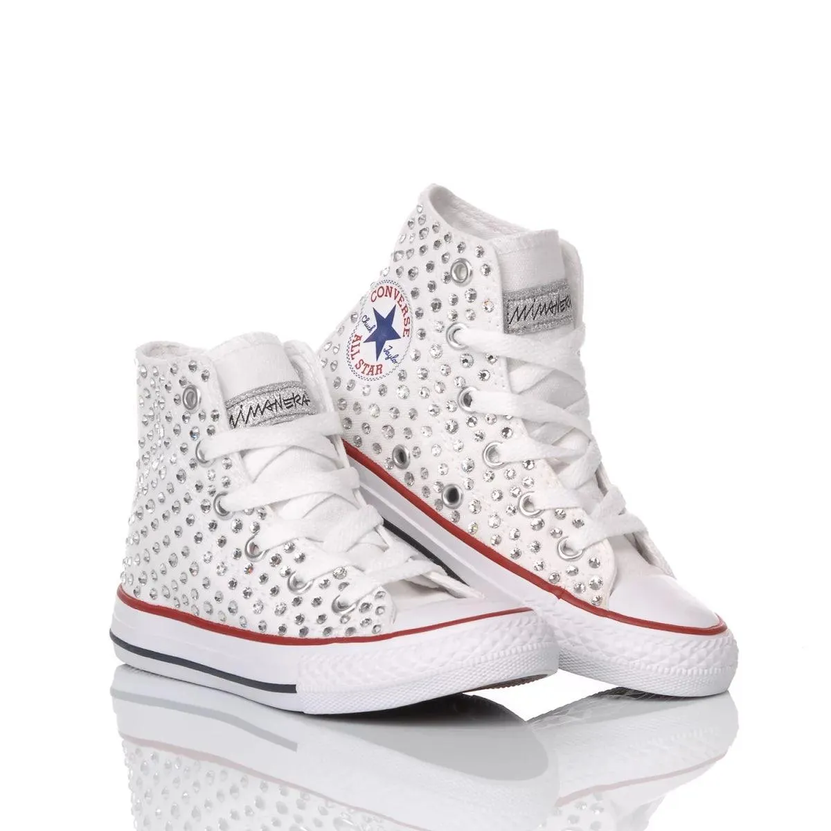 Converse Junior Swarovski White
