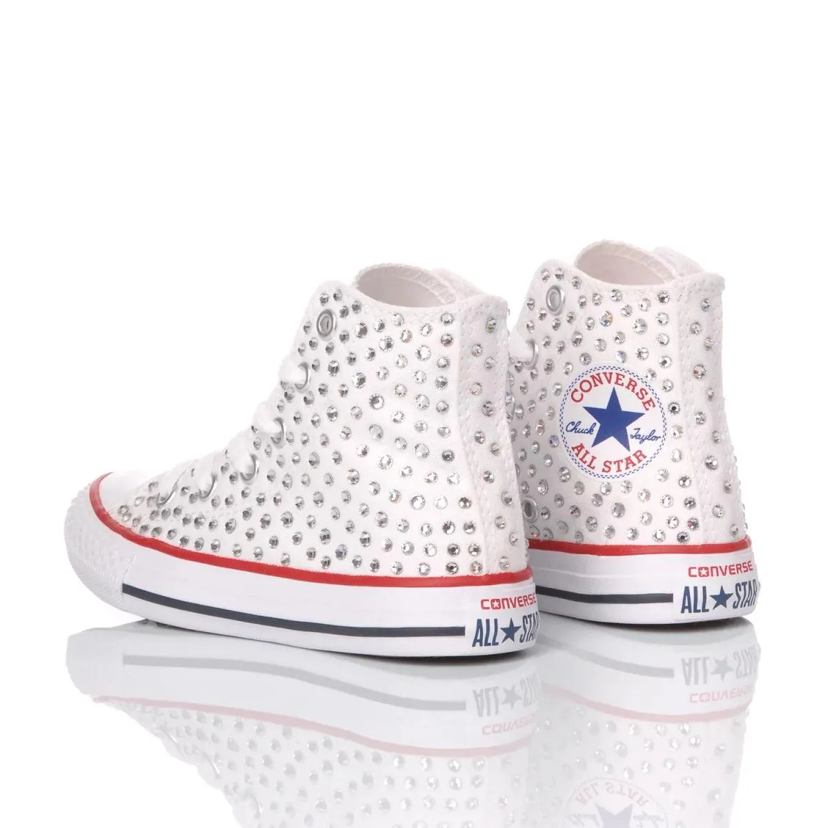 Converse Junior Swarovski White