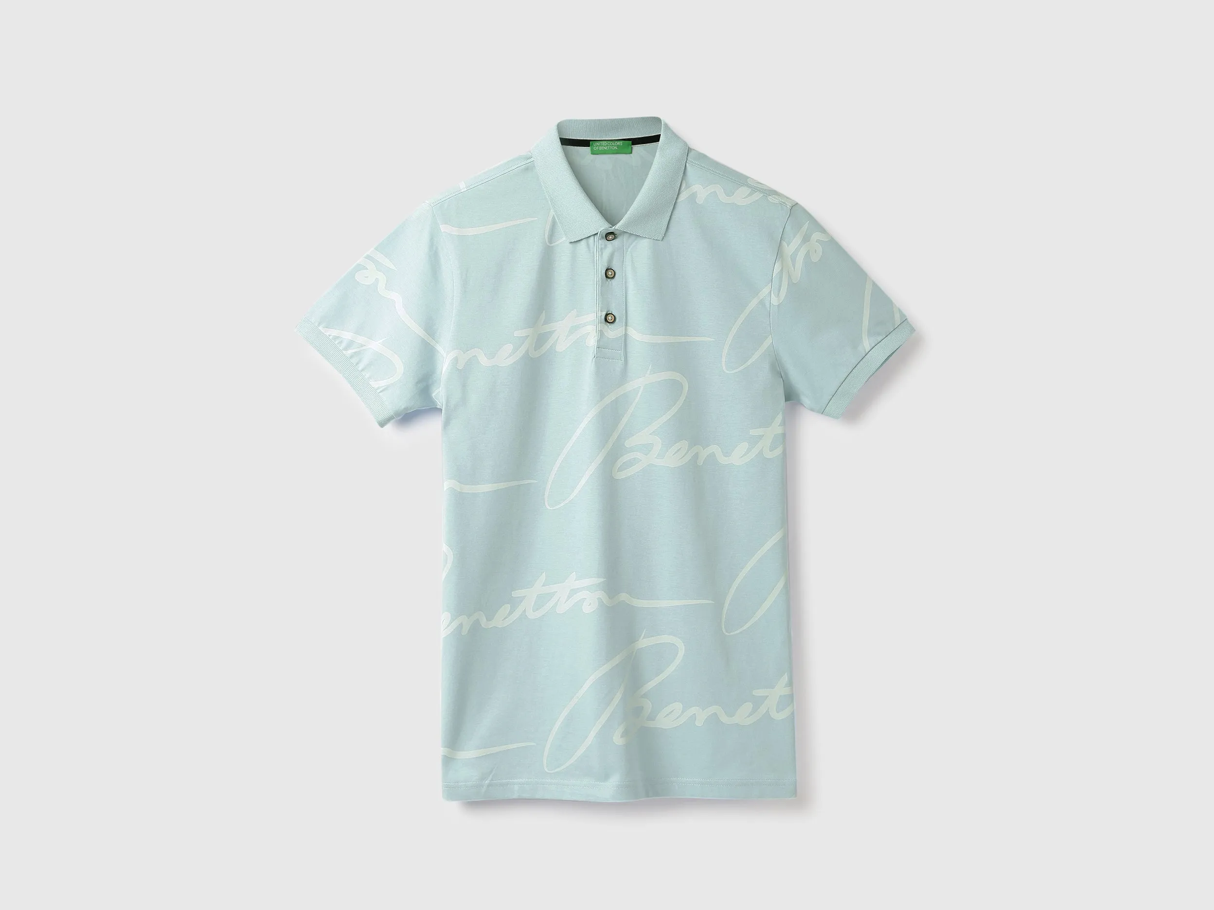 Cotton Printed Polo Collar Mens T-shirts