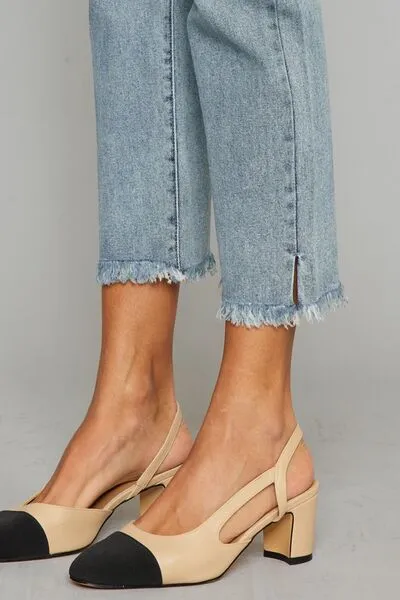 CROPPED STRAIGHT JEANS