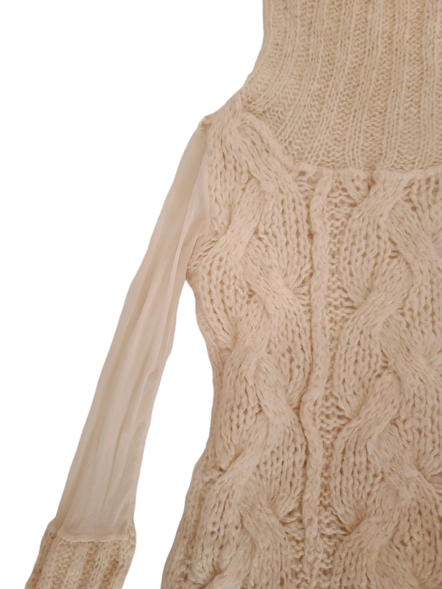 Cybery2k fairy white sweater