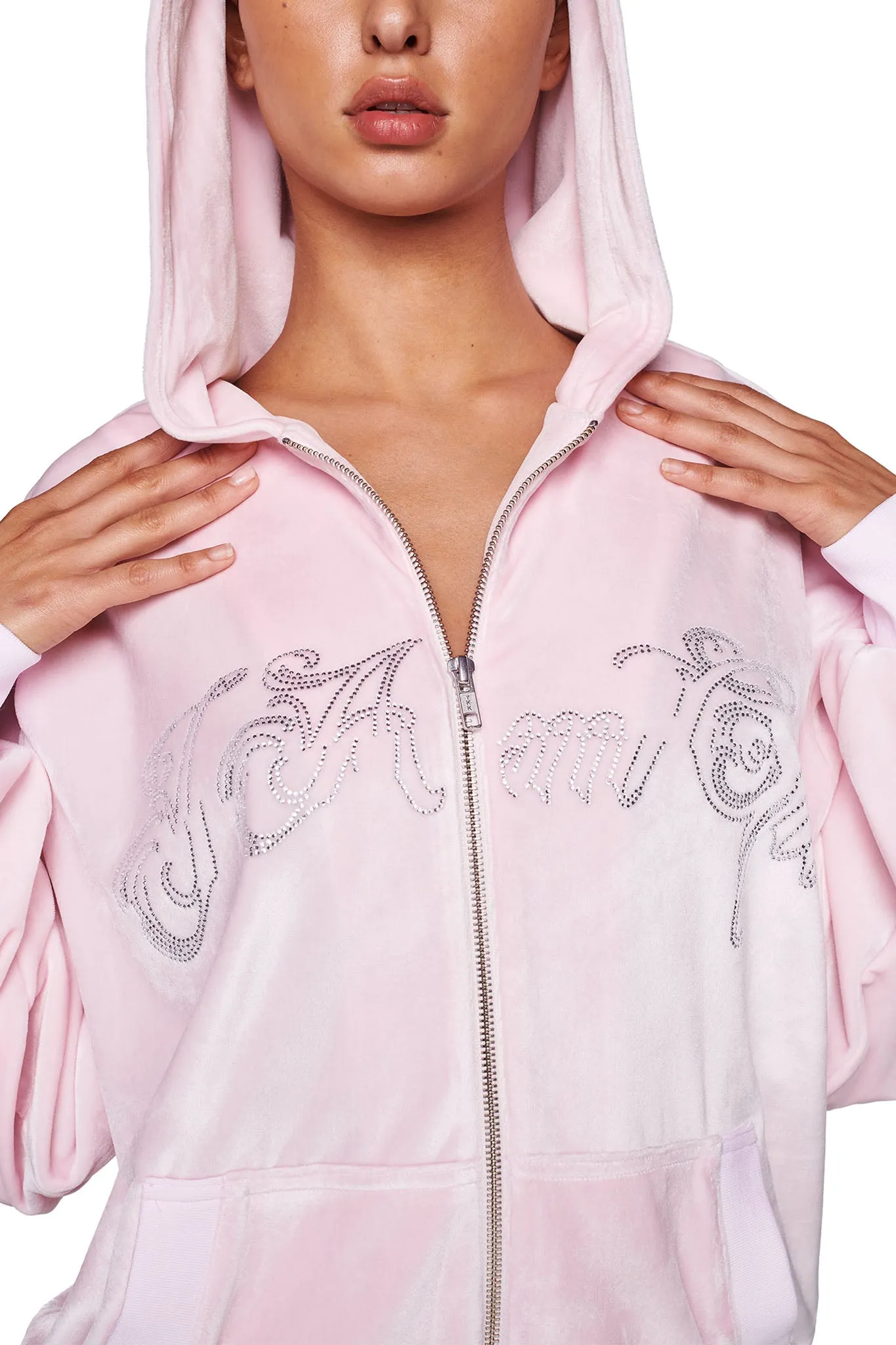DARIA HOODIE - PINK : ICY PINK