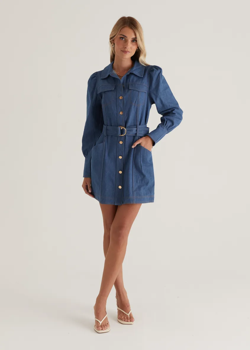 Domisco Dress - Light Blue