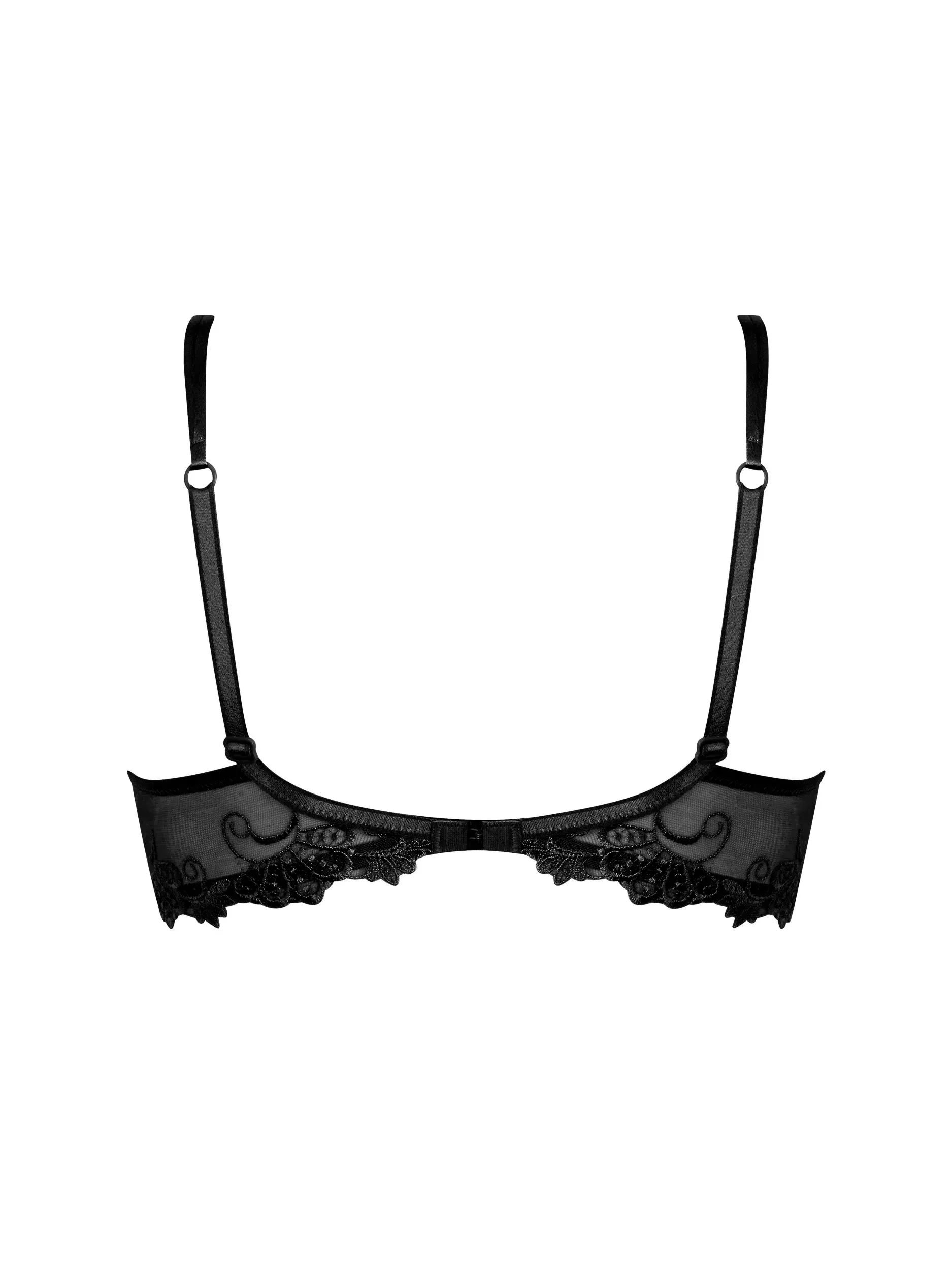Dressing Floral Full Cup Bra In Black - Lise Charmel
