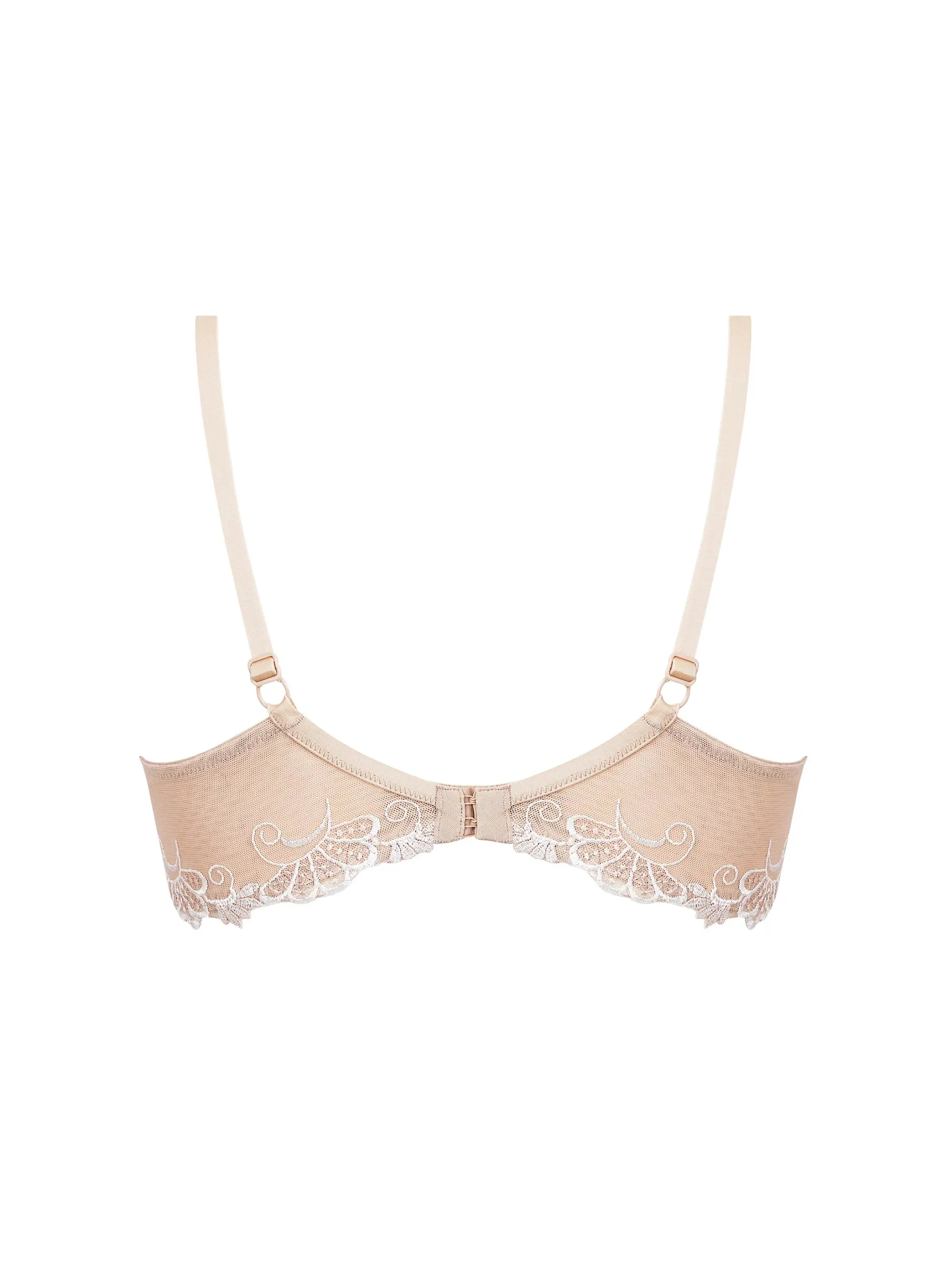 Dressing Floral Spacer Plunge Bra In Ambre Nacre - Lise Charmel