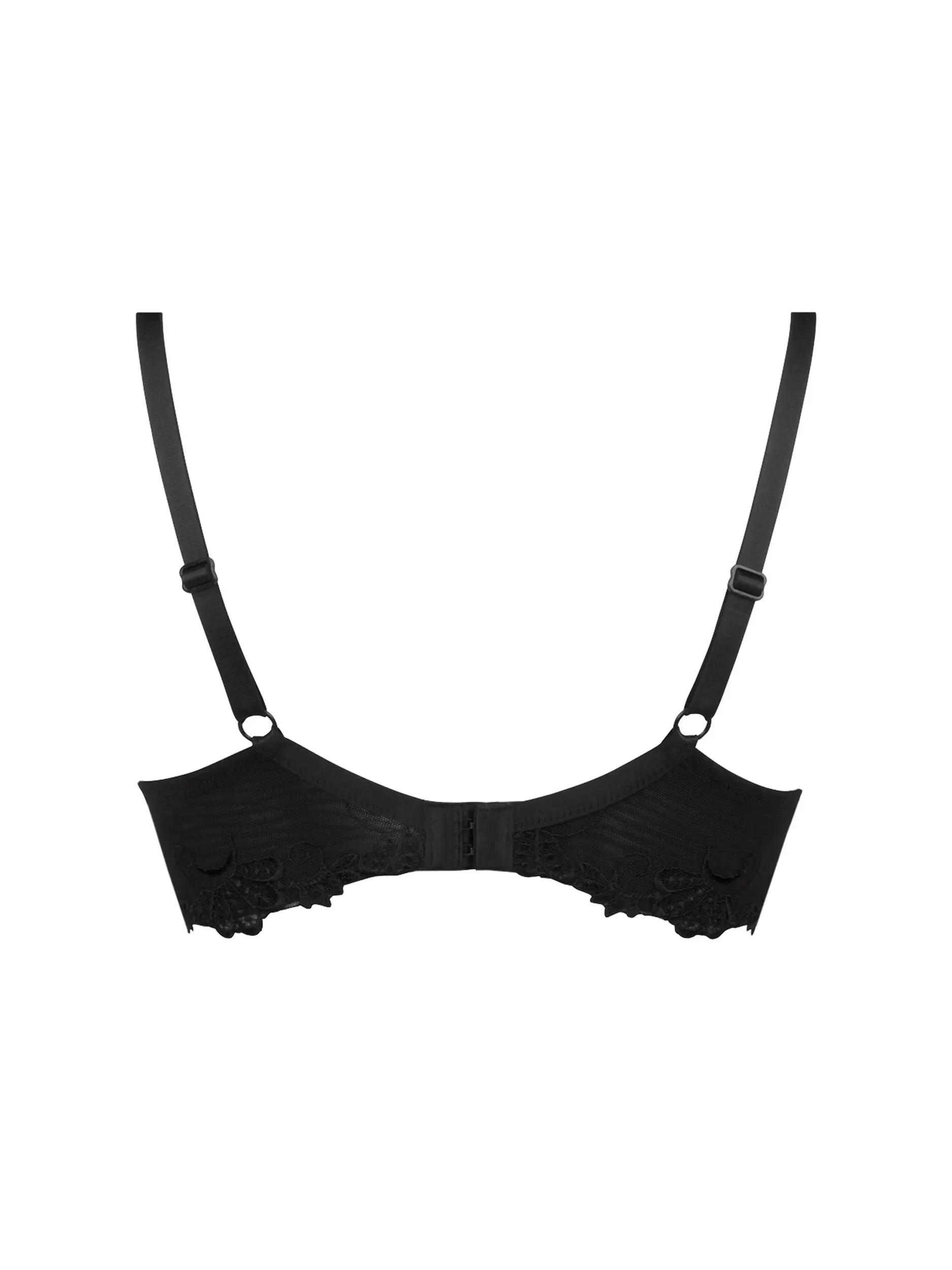Dressing Floral Spacer Plunge Bra In Black - Lise Charmel
