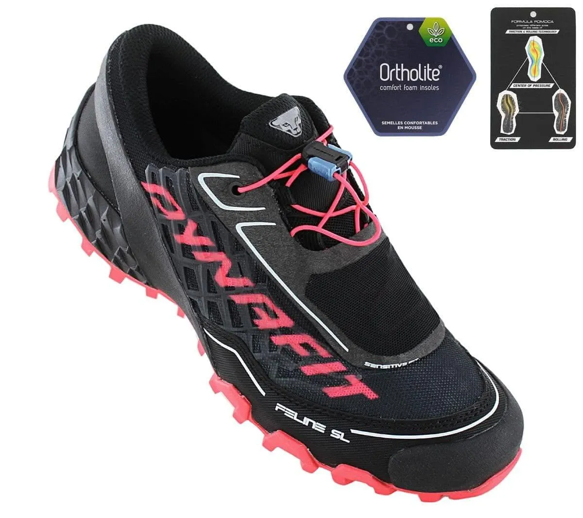 DYNAFIT Feline SL W - Damen Trail-Running Schuhe Laufschuhe Schwarz 64054-0930